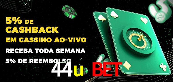 Promoções do cassino ao Vivo 44u bet